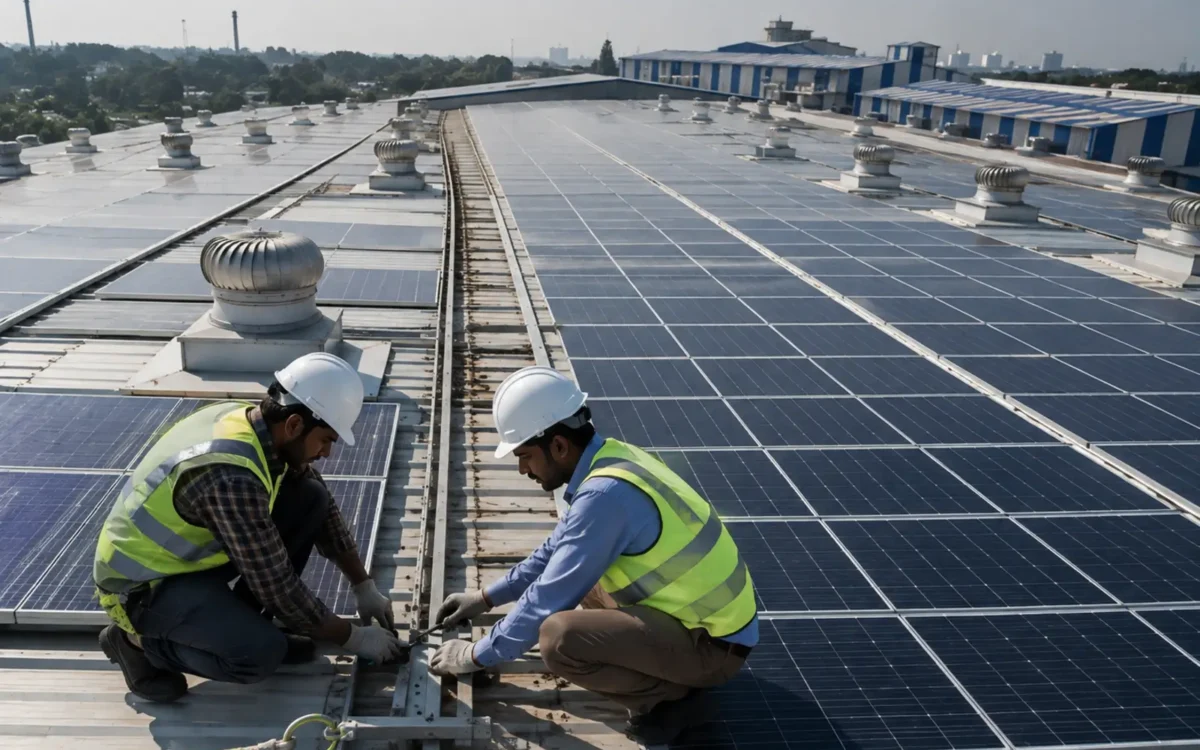 Solar Rooftop Maintenance Team (1)